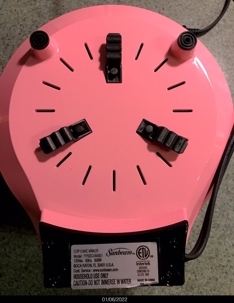 Sunbeam FPSBCMM901 Mini-Cupcake Maker Pink(TESTED)