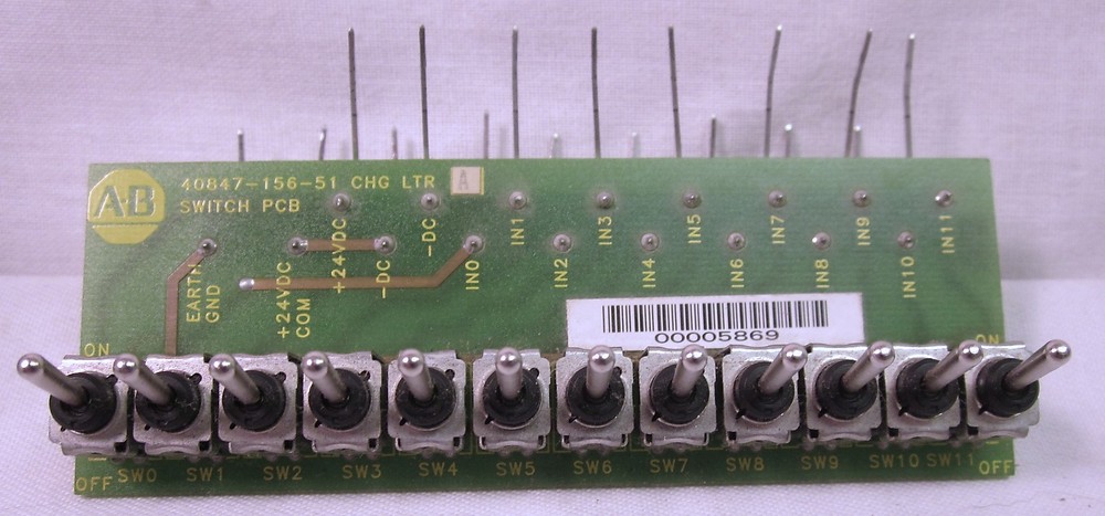 Allen Bradley Input Simulator Circuit Board 12 Input Maintained Used