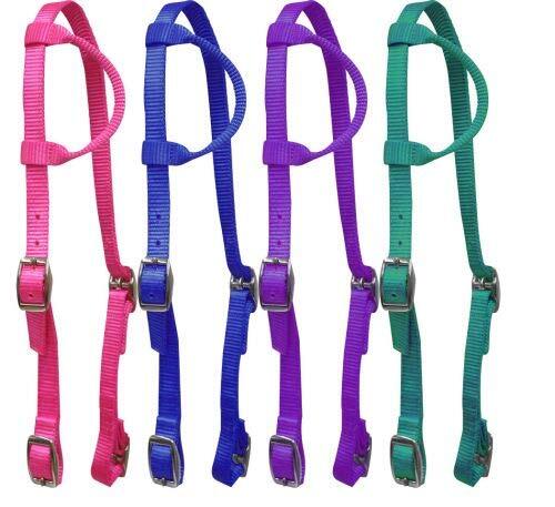 Pony Size Premium Nylon Single Ear Headstall