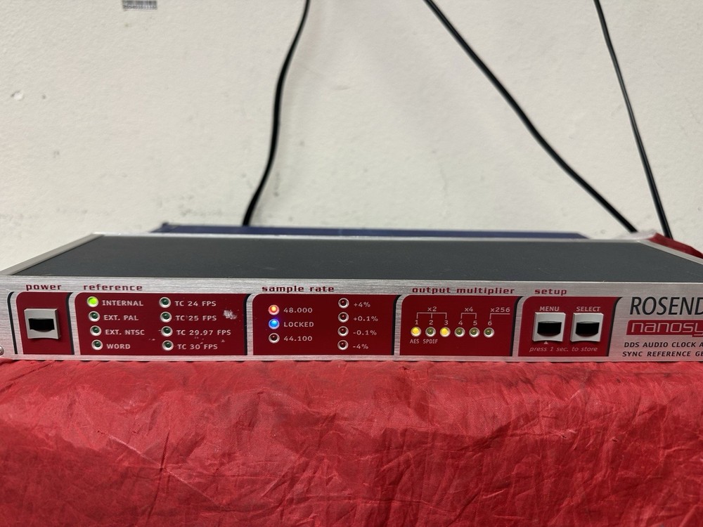 Rosendahl Nanosyncs Professional DDS Audio Clock & Video Sync Generator w LTC