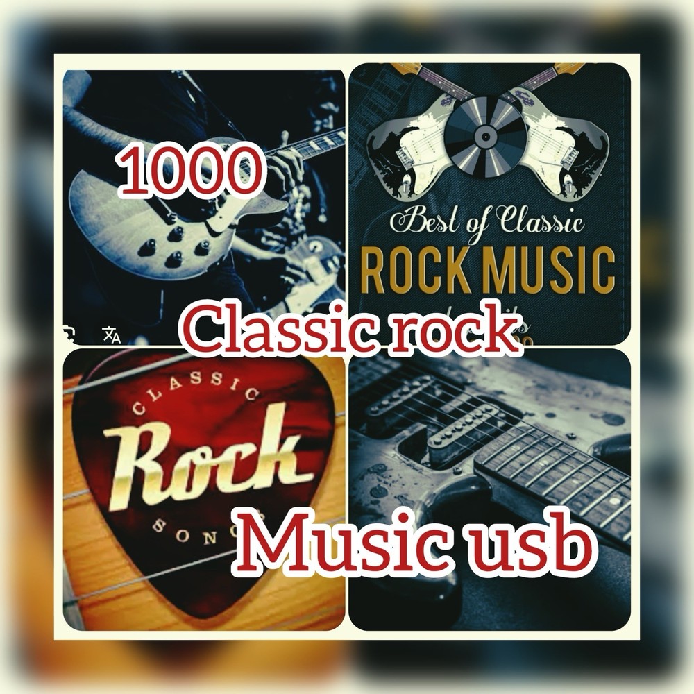 1000 Classic Rock Usb