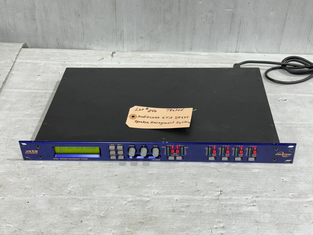 XTA DP224 Loudspeaker Management System #246 (One)THS