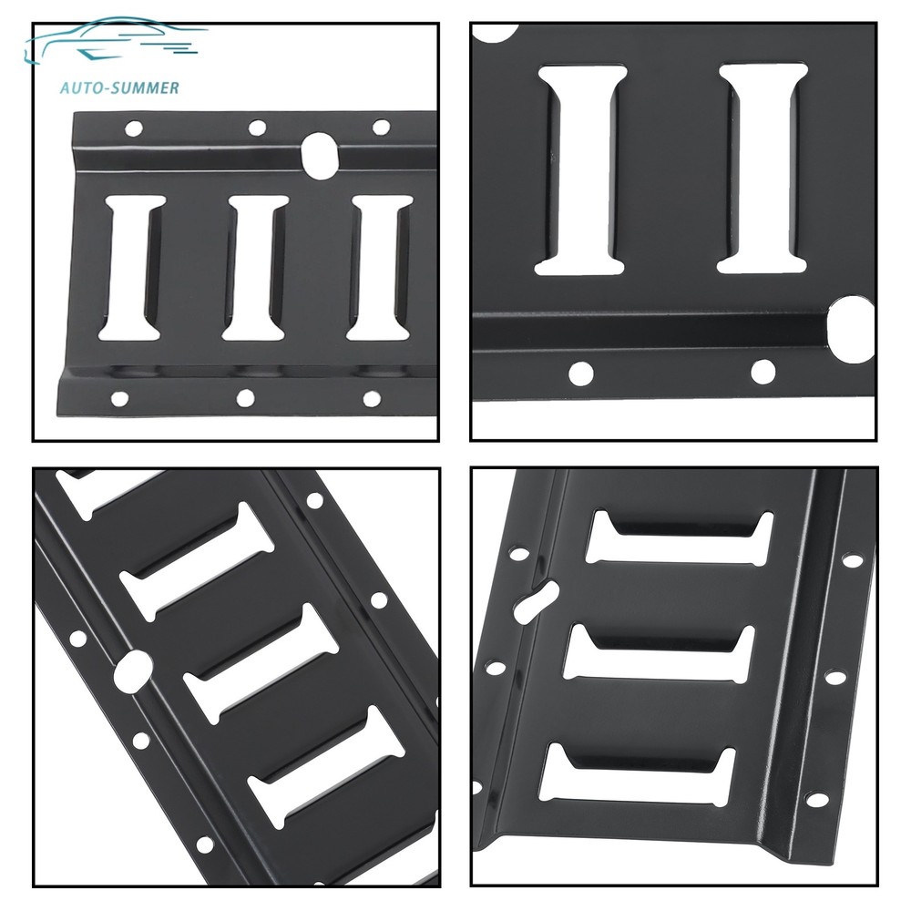 Durable 8 Pack 2' E Track Tie Down Rail Syste Portable Multi Purpose Black New