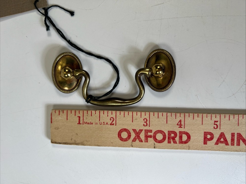 Henkel Harris Drop Drawer Handles Pulls Brass