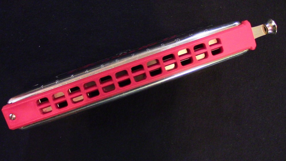 Customized Hohner Chrometta 12 Chromatic Harmonica Key of G
