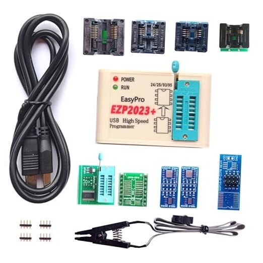 EZP2023 Programmer USB SPI 9 Adapters EZP2019 Upgraded Chip Writer Reader IC