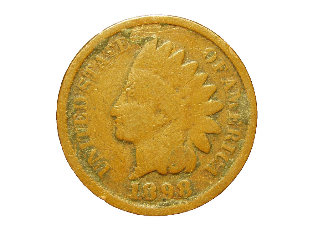 1898  INDIAN  HEAD  CENT #13