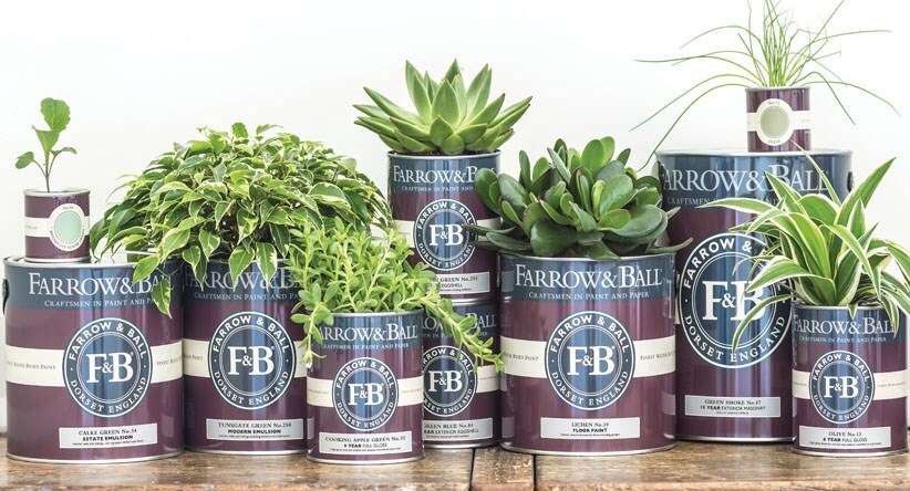Farrow & Ball A5 Hand-Painted Colour Sample Card
