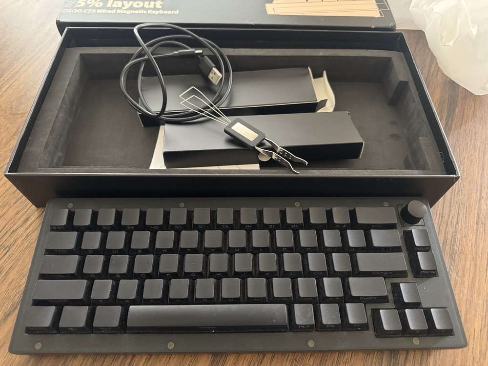 CIDOO C75 75% Layout Rapid Trigger Mechanical Keyboard Wired Magnetic