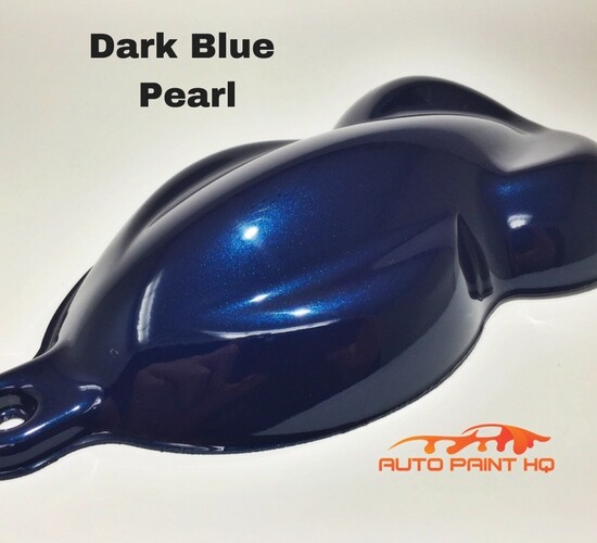 Midnight Blue Pearl Basecoat with Reducer Gallon (Basecoat Only) Auto Paint Kit