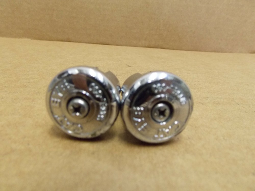Silver Cateye Locking Bar End Plugs