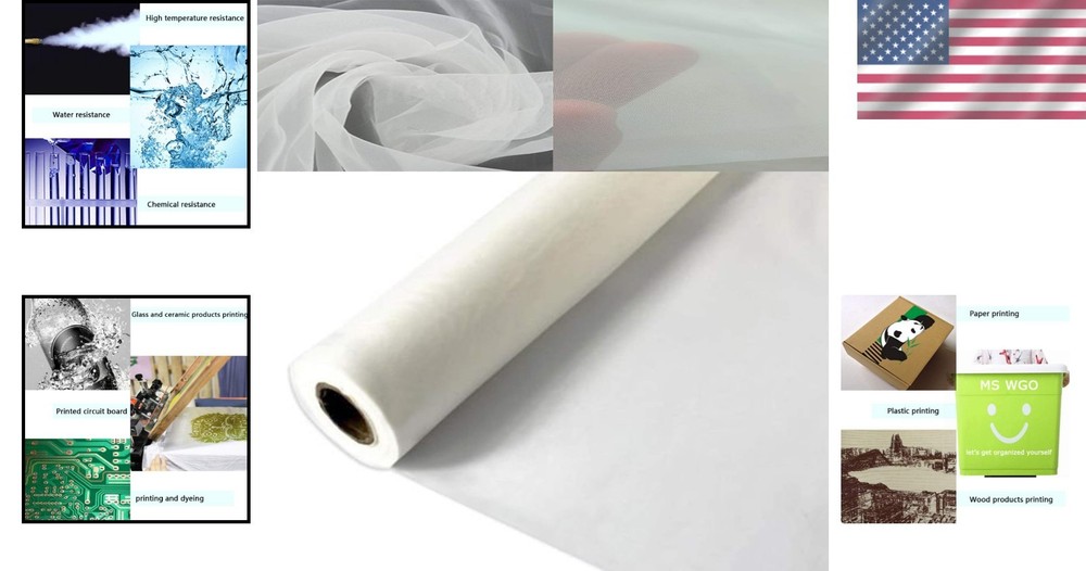 Versatile 110 Mesh Polyester Screen Printing Fabric - 3 Yards for Crafting Needs