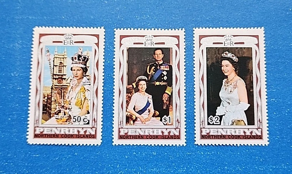 Penrhyn Stamps, Scott 87-89 MNH