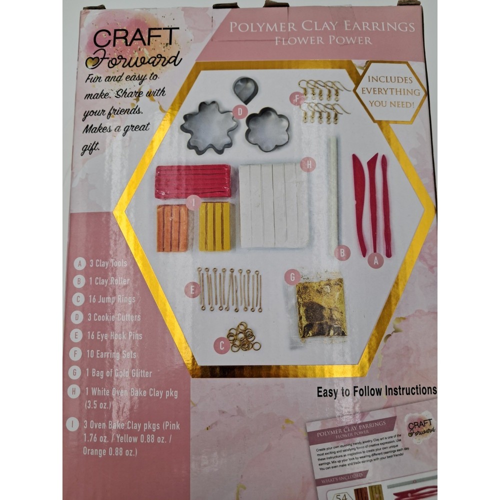 Craft Forward 54 Piece Earring Making Kit