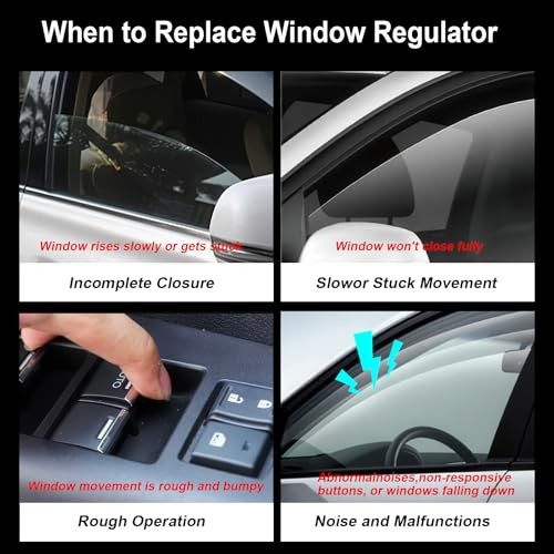 Front Left Power Window Regulator Assembly Without Front Left Without Motor