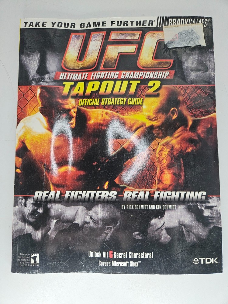 UFC: Tapout 2 (Microsoft Xbox, 2003) Brady Games Strategy Guide