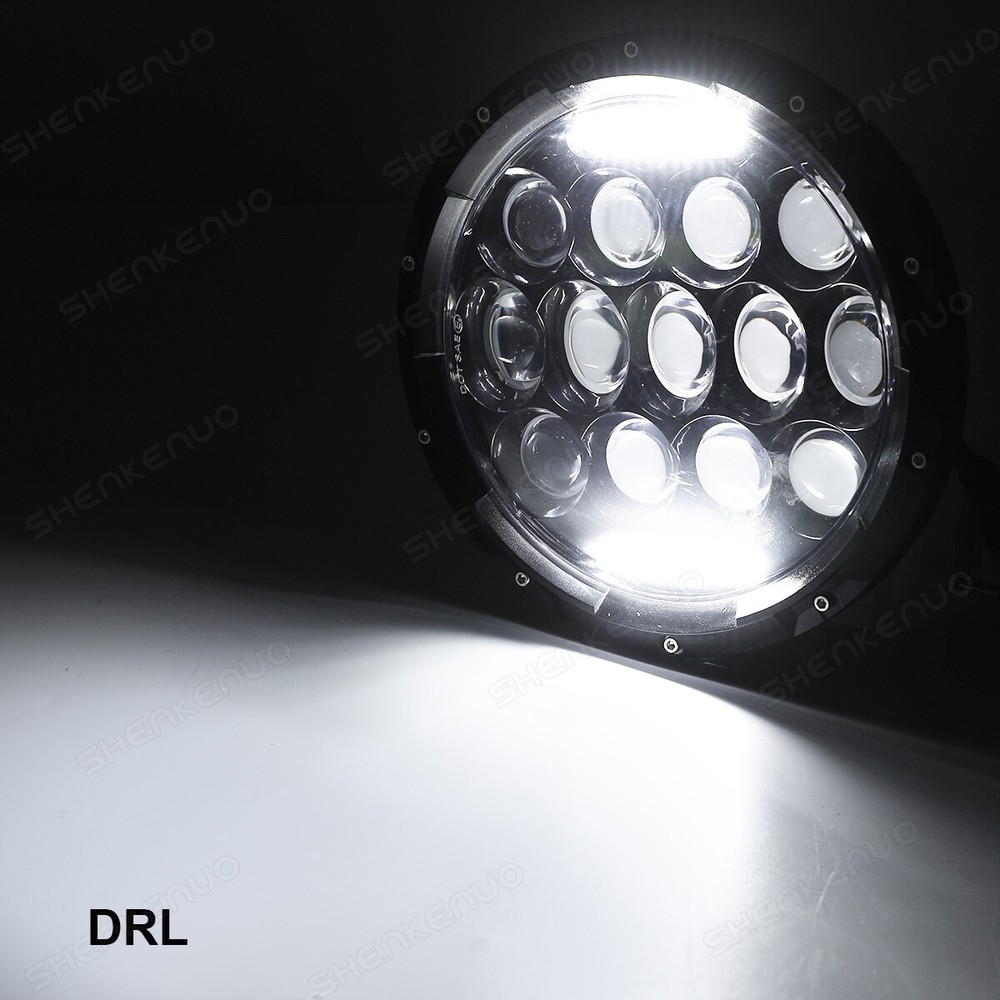 For Buell Blast X1 Motorcycle 7" LED Headlight Projector Daytime Running Light