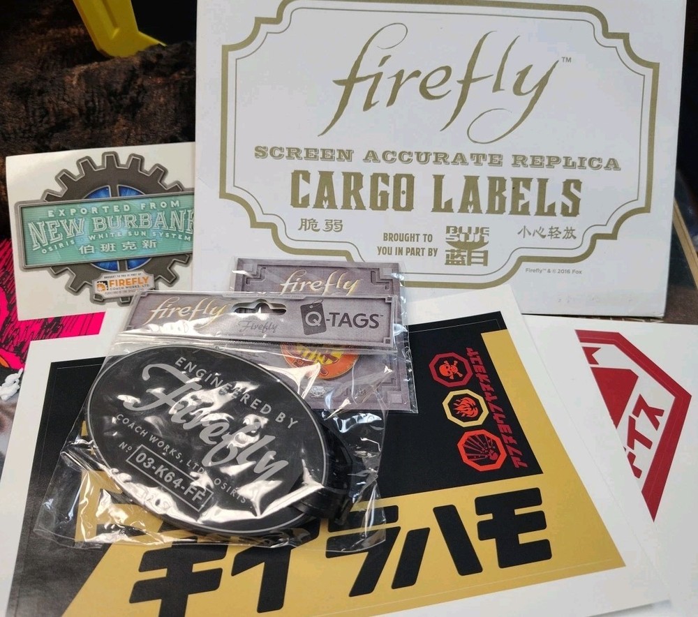 Serenity/Firefly Screen Accurate Replica Cargo Labels prop