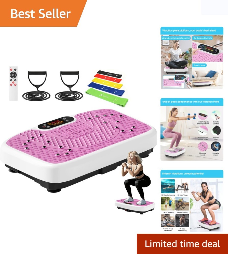 Lymphatic Drainage Vibration Platform - Remote-Controlled Full Body Workout