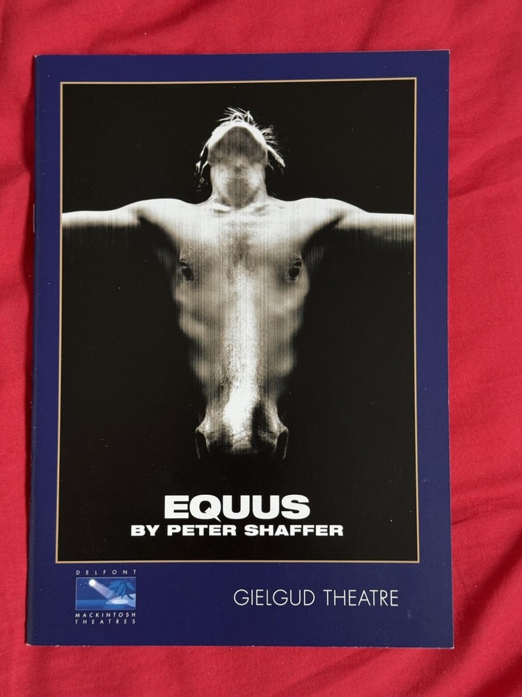 EQUUS Theatre Programme. Daniel Radcliffe HARRY POTTER FANS