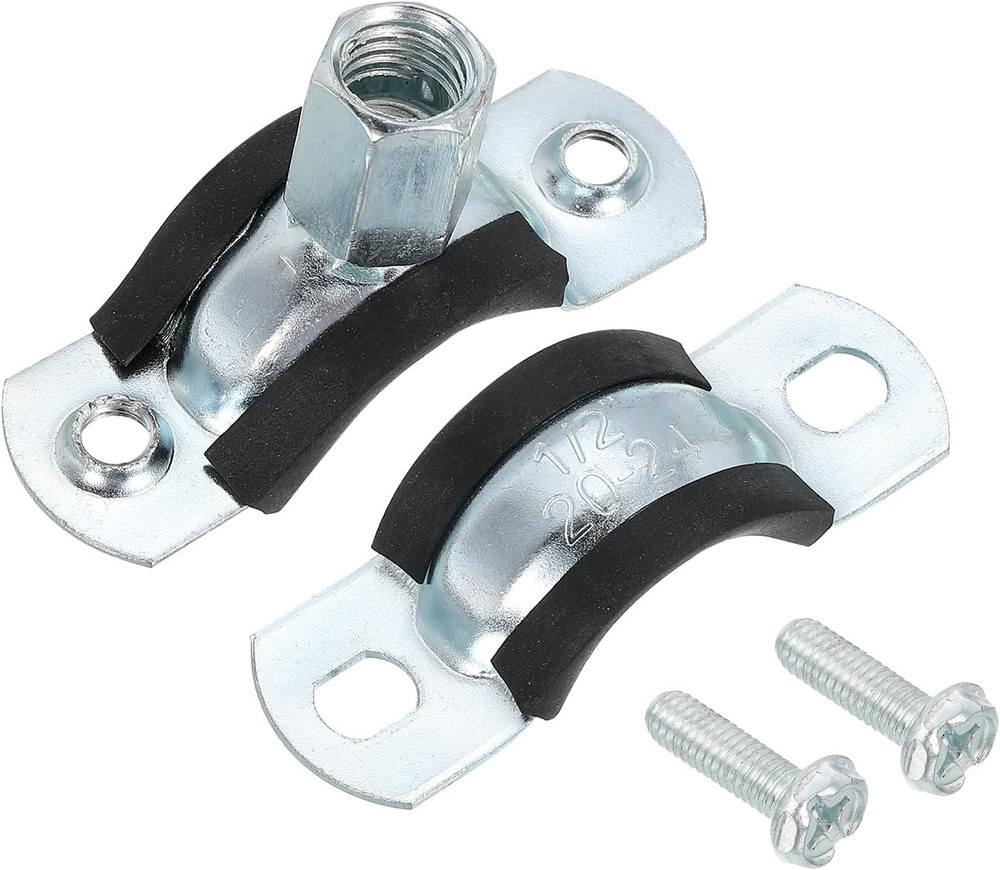 20Pcs Adjustable Pipe Bracket Clamp 3/4"19mm Wall Ceiling Mount Supports