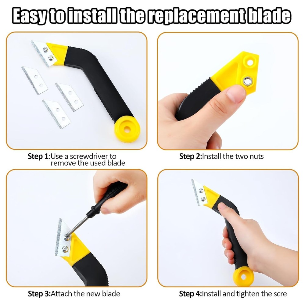 11 Pcs Grout Float Sets Include 9.5 x 4 Inch Molded Rubber Grout Float