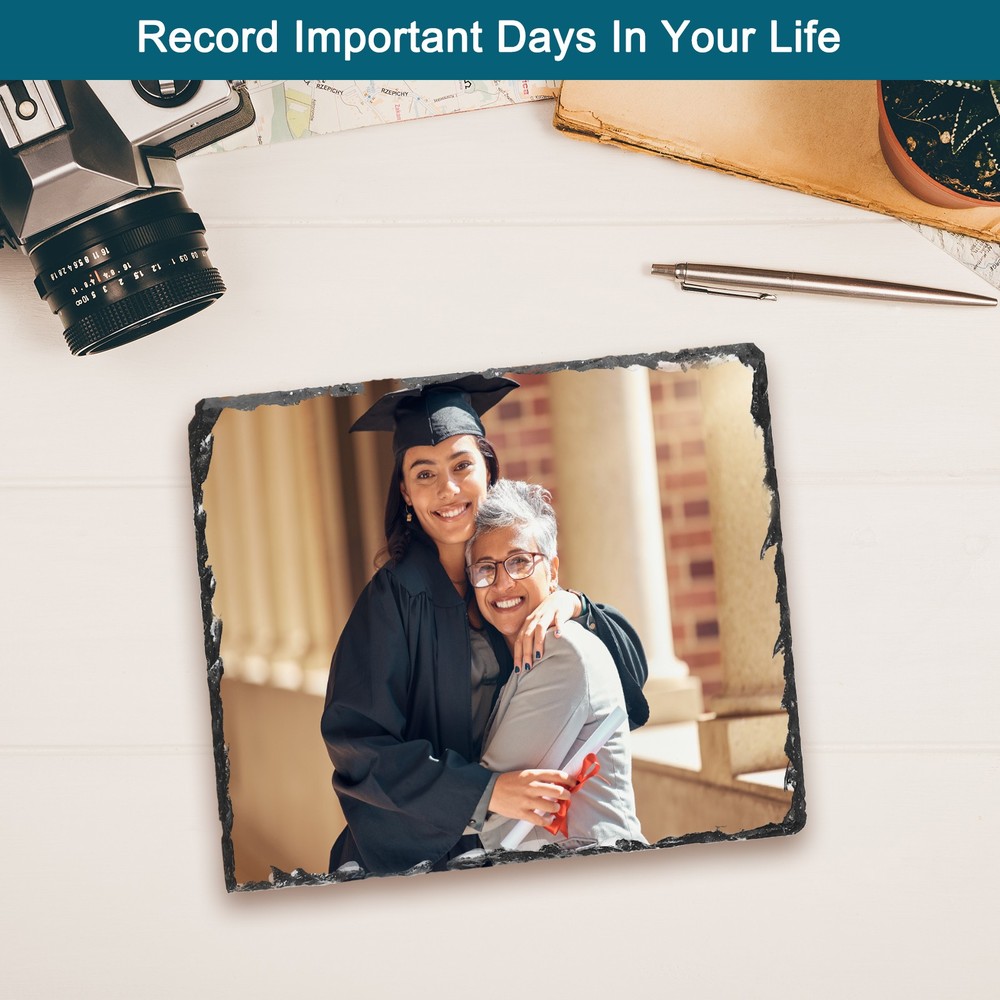 Sublimation Slate Blanks, Square, 8"