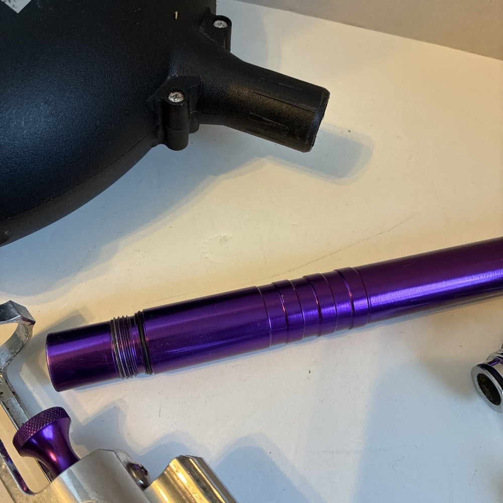 Spyder Java Edition Semi-Auto Cal 68 Shutter Paintball Marker Purple- Parts Only