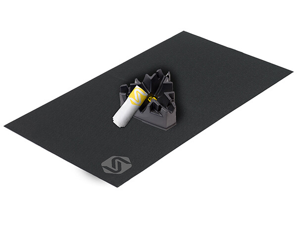 Saris Trainer Accessory Kit Mat Climbing Block Towel