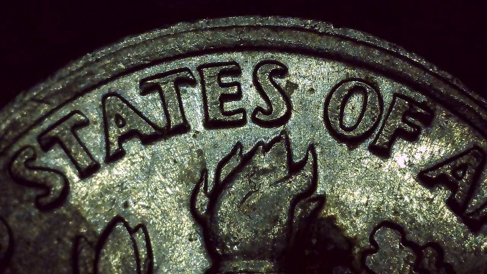 1999 P Dime error collar clash