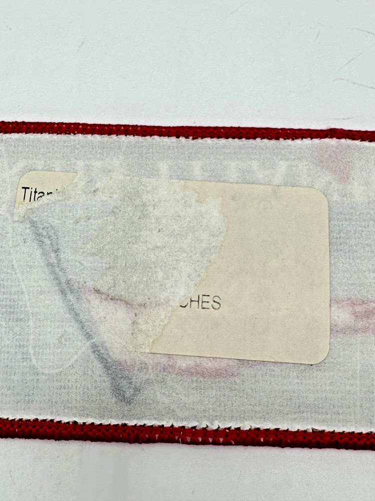 RMS Titanic Patch - Pre-Owned ... Never used .... Blue & Red