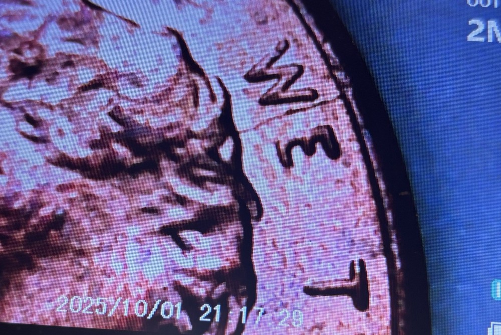 💥 2015 P Lincoln Cent Obverse Die Crack ERROR