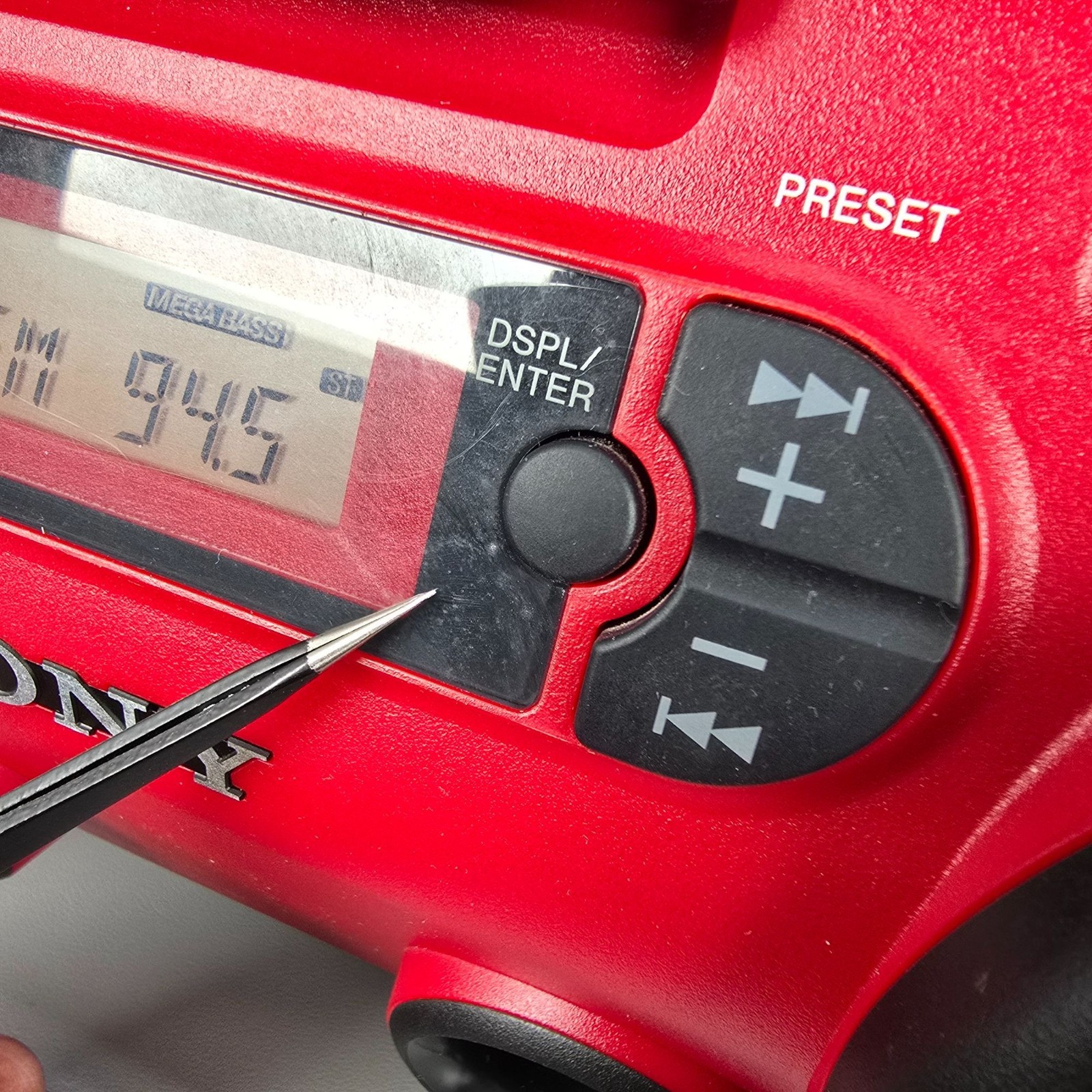 Sony ZS-H10CP Radio Boombox AM/FM/CD Portable Heavy Duty Water-Resistant