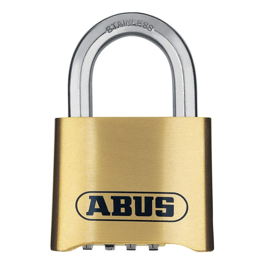Abus 180Ib/50 Combination Padlock, Bottom, Black/Silver