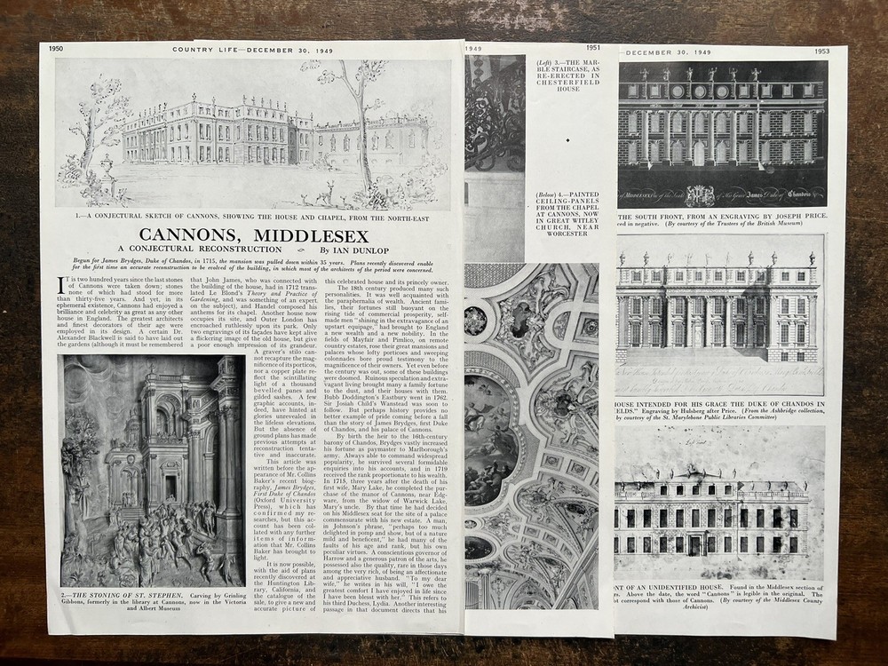 Cannons - Middlesex - 1949 Cutting 448