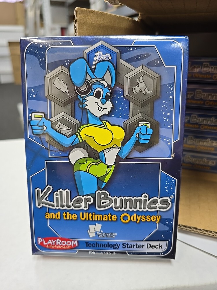 Killer Bunnies & the Ultimate Odyssey Technology Starter Deck NIB 6 Deck Case