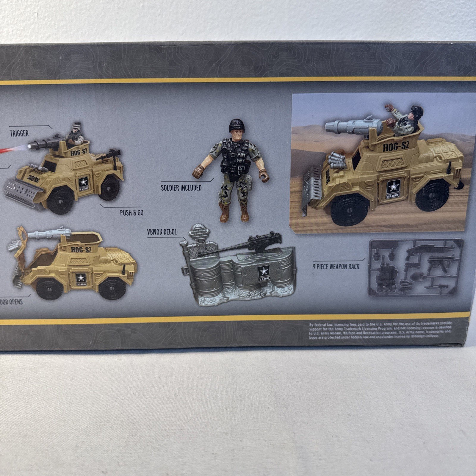 U.S. Army Sand Hogs Military Vehicle Playset with Soldier