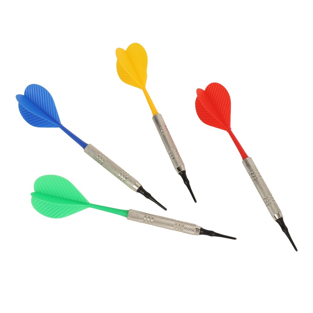 12PCS Soft Tip Darts For Beginners Plastic Indoor Darts Set With 100PCS