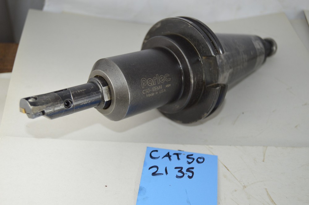 Parlec 1" x 4" CAT50 Tool Holder w/ VALENITE VARI-SET BORING BAR BB-1D + insert
