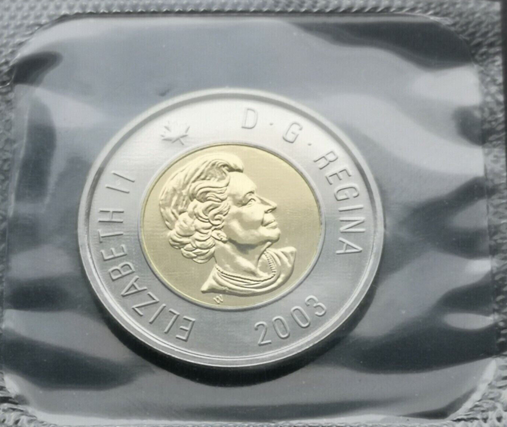 🇨🇦 Uncirculated 2003 WP Set Plio New Effigy Special Edition Canada