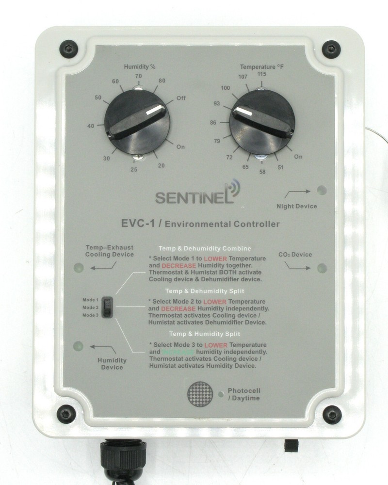 EVC-1 Environmental Controller & Sentinel GPS CO2 Regulator Hydroponic System