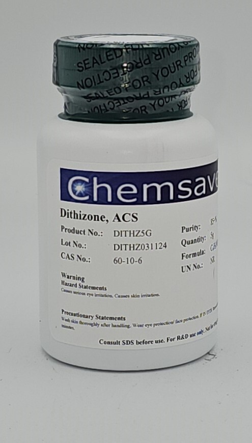 Dithizone, ACS, 85+%, 5g