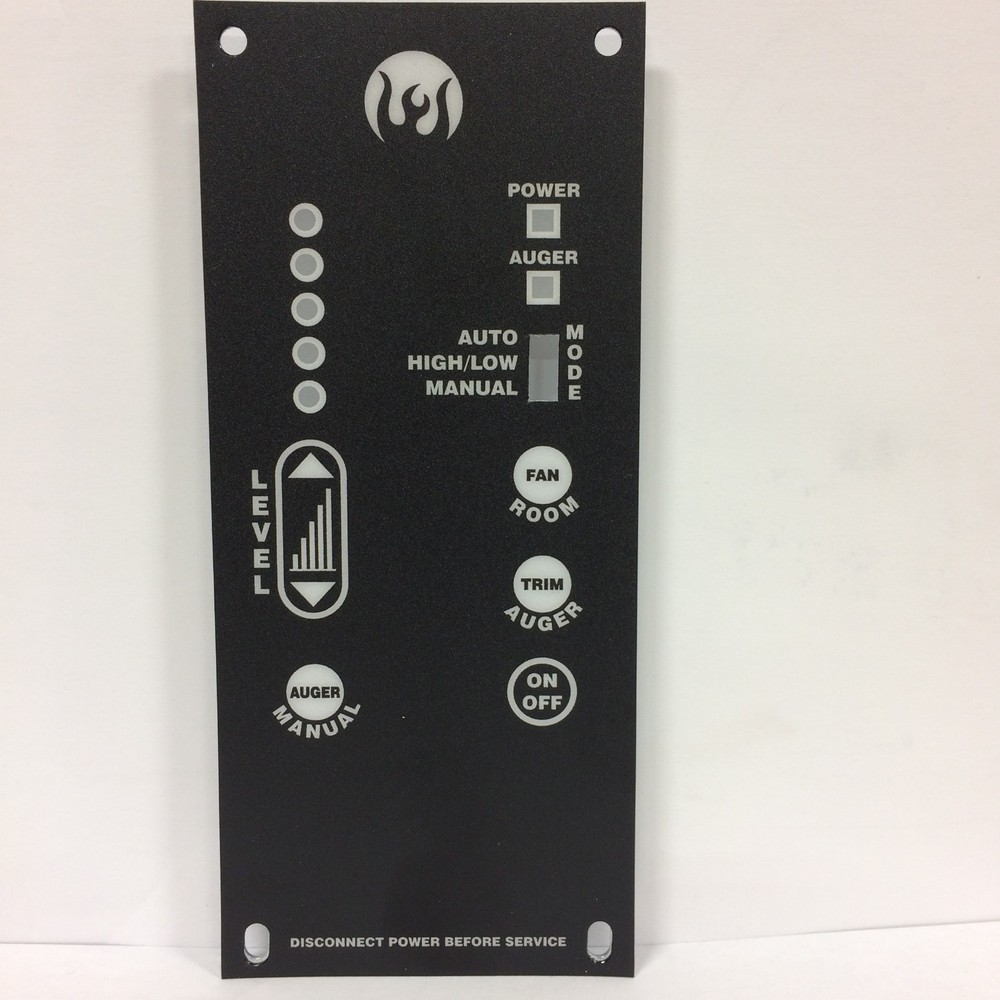 Universal Faceplate Replacement For Jamestown 5 Level Pellet Stoves and Inserts
