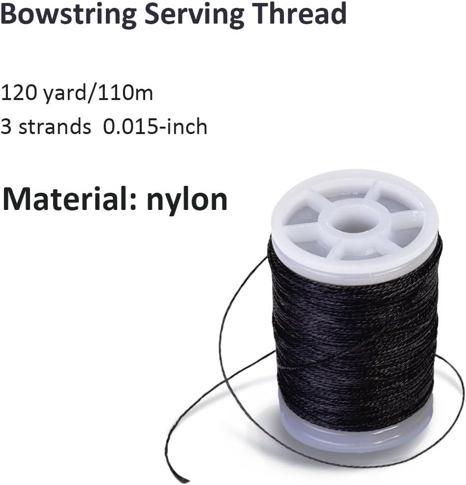 Archery Bowstring Separator and Bowstring Serving Thread Set Peep Sight Installe