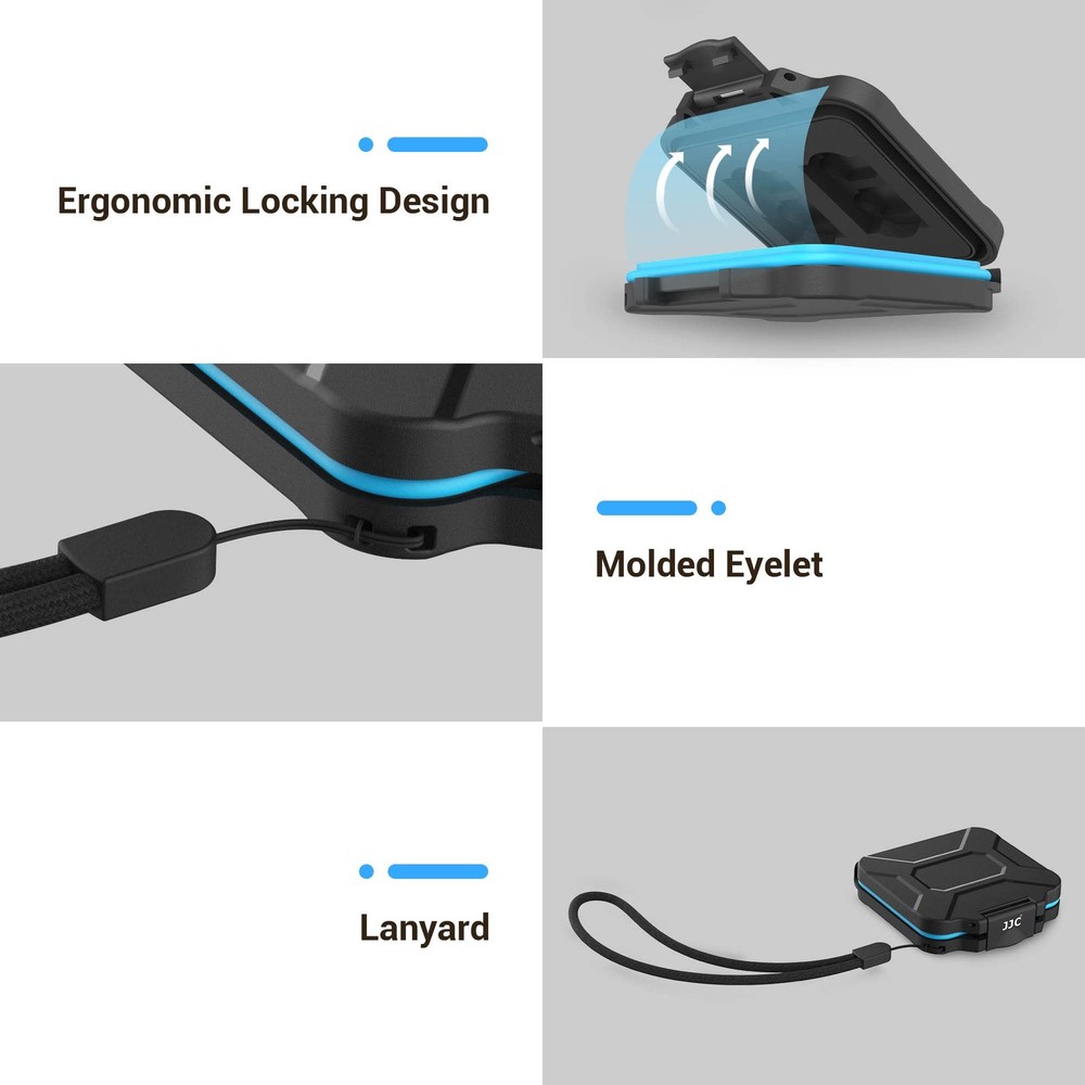 JJC 12 Slots Portable SD Micro For 4 SD+8 SD, 4