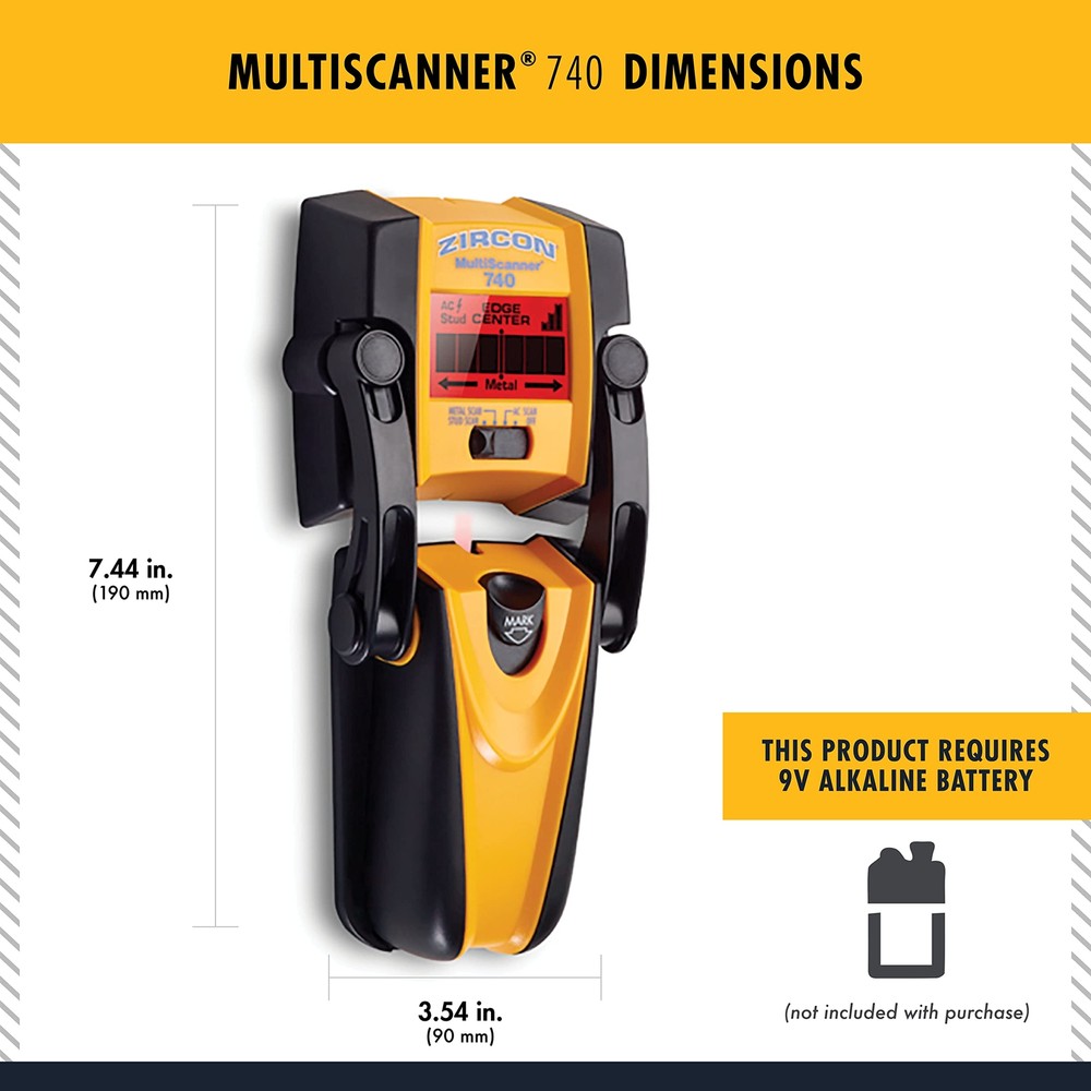 Multiscanner 740 Electronic Wall Scanner With Builtin Erasable Wall Marker