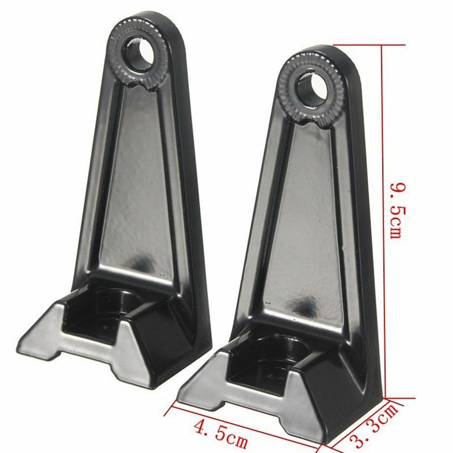 2Pcs Universal Mounting Brackets Side Rotating LED Work Light Bar for Jeep Trunk