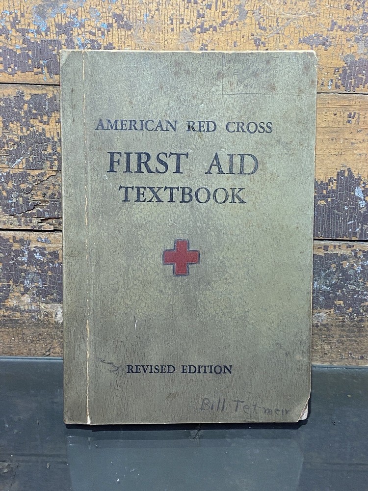 American Red Cross First Aid Textbook 1945