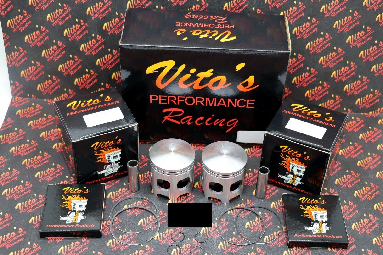 2 x Vito's Performance POWER PRO Banshee FORGED pistons +6hp 64.00 64mm 64.00mm