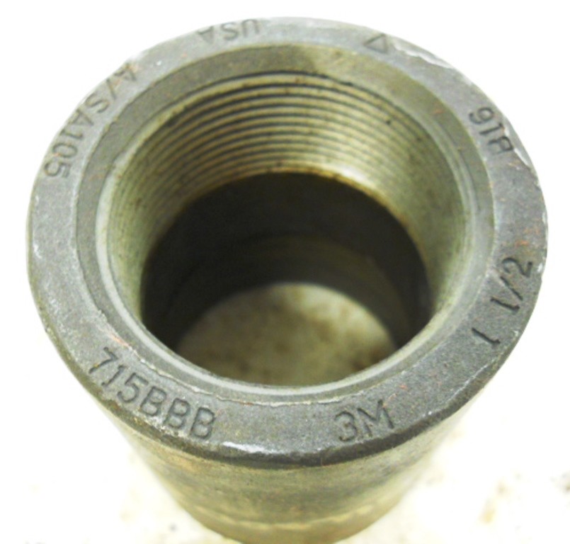 UNKNOWN BRAND, REDUCING COUPLING, 715BBB, A/SA105, 1-1/2" X 1"